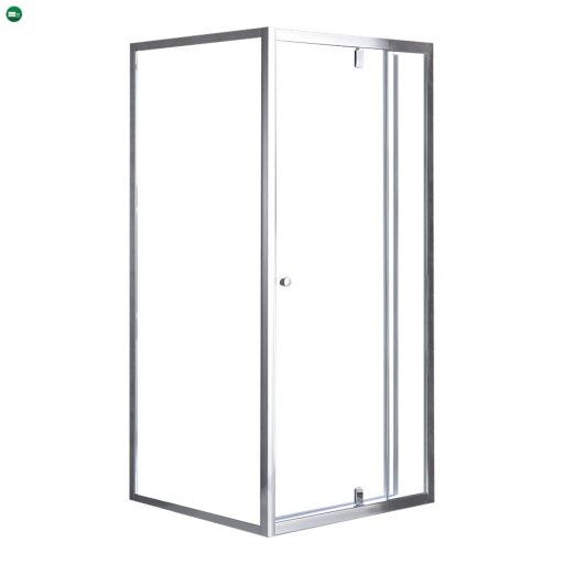 Flexi 90x90 cm falsíkra szerelhető szögletes zuhanykabin zuhanytálca nélkül