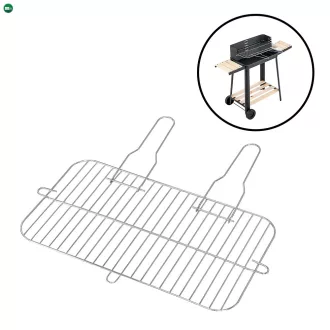 Grillrács szögletes 53,5x28 cm