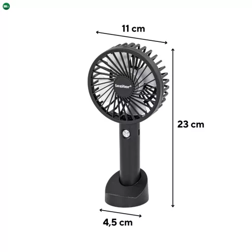 Galar kézi hordozható usb ventilátor tartóval 4 W 1200 mAh