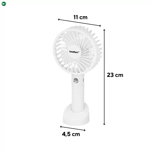 Galar kézi hordozható usb ventilátor tartóval 4 W 1200 mAh