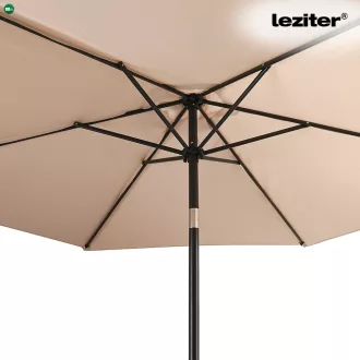 Gina kerti napernyő bézs 300 cm