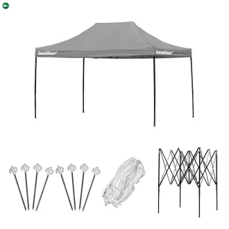 Összecsukható kerti pavilon 3x4 m