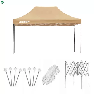 Összecsukható kerti pavilon 3x4,5 m