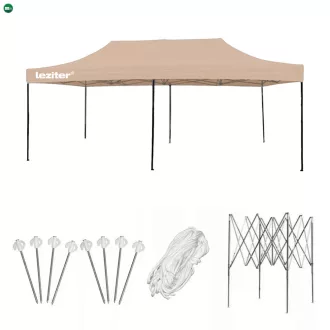 Összecsukható kerti pavilon 3x6 m