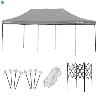 Összecsukható kerti pavilon 3x6 m