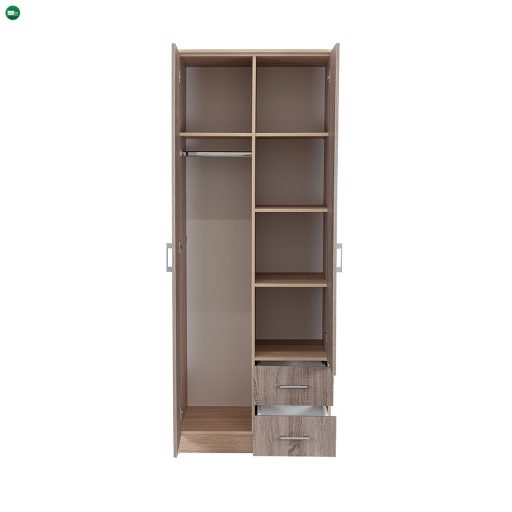 Miami gardróbszekrény 80x205 cm yorki tölgy-sonoma tölgy