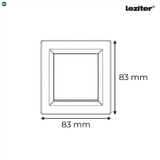 Nova egy áramkörös egypólusú kapcsoló 101 fehér kerettel