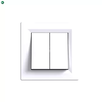 Nova csillárkapcsoló 105 fehér kerettel