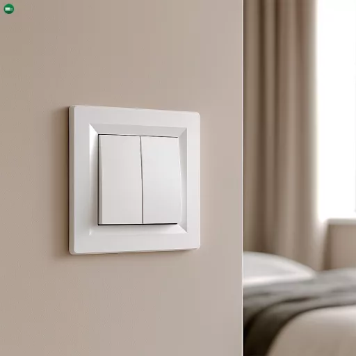 Nova csillárkapcsoló 105 fehér kerettel