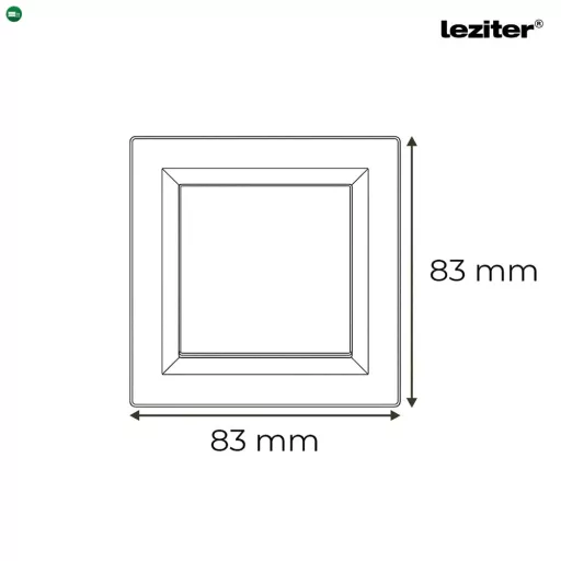 Nova váltókapcsoló 106 fehér kerettel