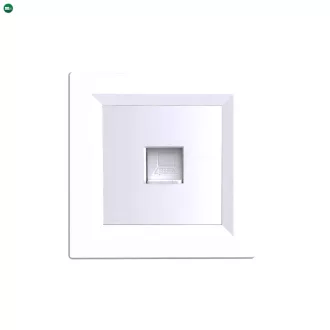 Nova UTP aljzat RJA-45 fehér kerettel