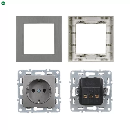 Nova dugalj szürke szálcsiszolt kerettel