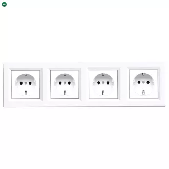 Nova IV négy dugalj fehér kerettel