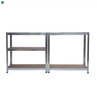 Nagy teherbírású polc 150x70x30 cm 150 kg króm