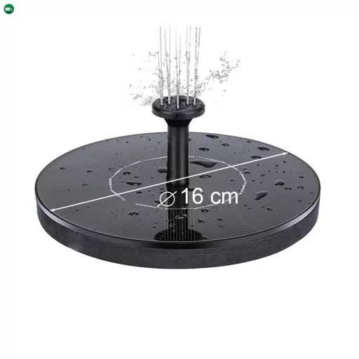 Napelemes szökőkút 16 cm