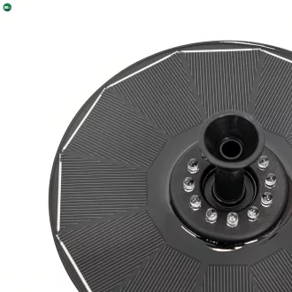 Napelemes szökőkút led világítással 16 cm