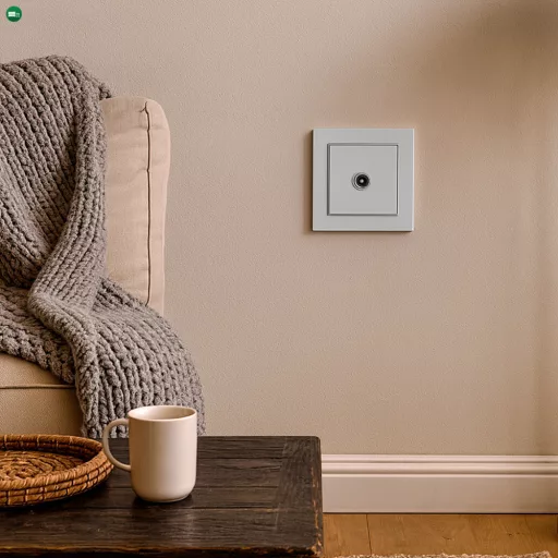 Nova TV csatlakozóaljzat fehér