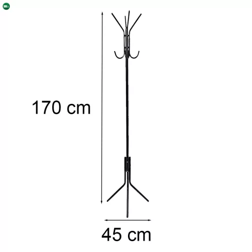 Állófogas LRA-04 fekete