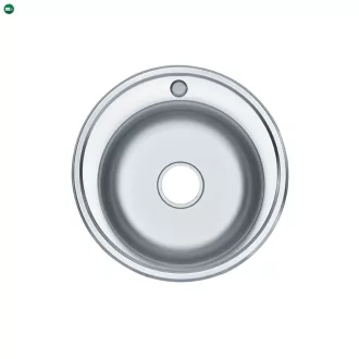 Teur kerek egy medencés rozsdamentes mosogató