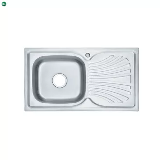   Boli szögletes egy medence + csepegtető rozsdamentes mosogató