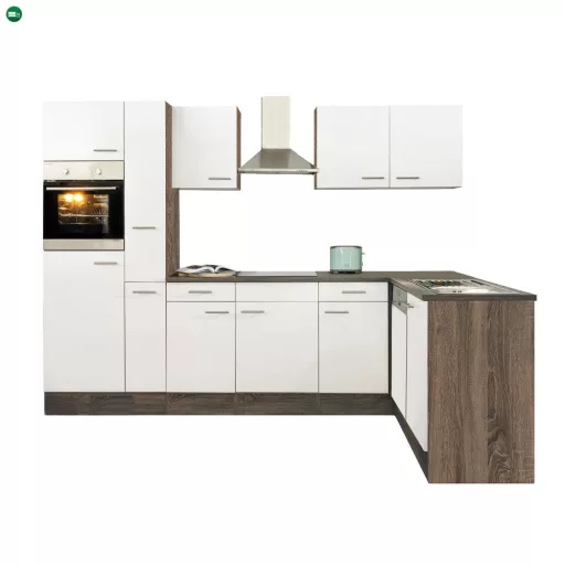 Yorki 310 sarok konyhabútor sütős és mikrohullámű sütős kivitelben