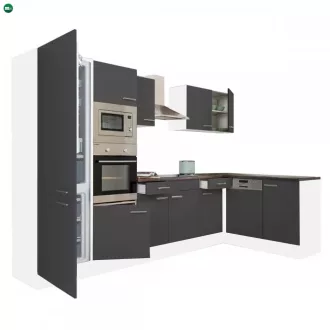   Yorki 340 sarok konyhabútor alulfagyasztós hűtős kivitelben