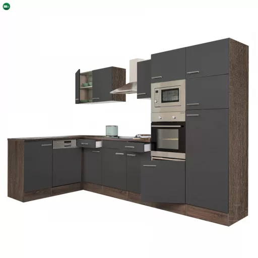 Yorki 340 sarok konyhabútor felülfagyasztós hűtős kivitelben