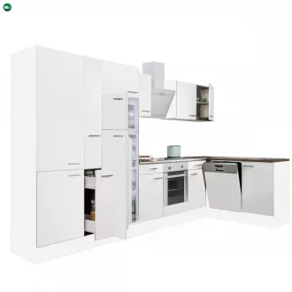   Yorki 370 sarok konyhabútor alsó sütős felülfagyasztós hűtős kivitelben