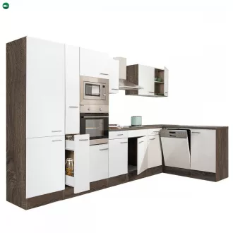   Yorki 370 sarok konyhabútor sütős és mikrohullámű sütős kivitelben