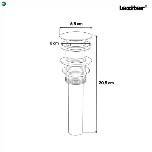 Klikk-Klakk leeresztő túlfolyós mosdóhoz