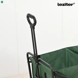 Összecsukható prémium kerti strandkocsi zöld