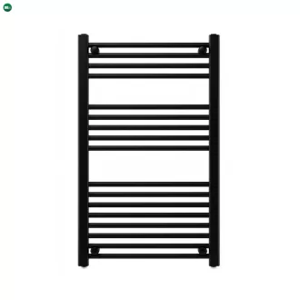 Egyenes törölközőszárító radiátor 1000x600 mm fekete