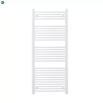 Egyenes törölközőszárító radiátor 1400x600 mm fehér