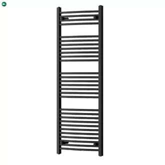 Egyenes törölközőszárító radiátor 1600x600 mm fekete