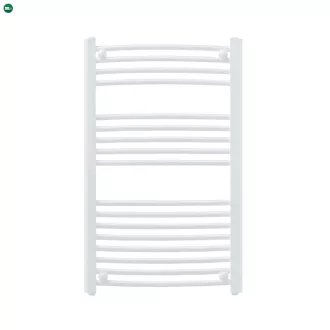 Íves törölközőszárító radiátor 1000x600 mm fehér