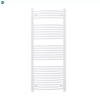 Íves törölközőszárító radiátor 1400x600 mm fehér