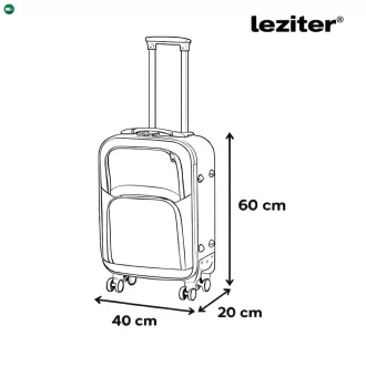 TraveLux Light II gurulós bőrönd szett