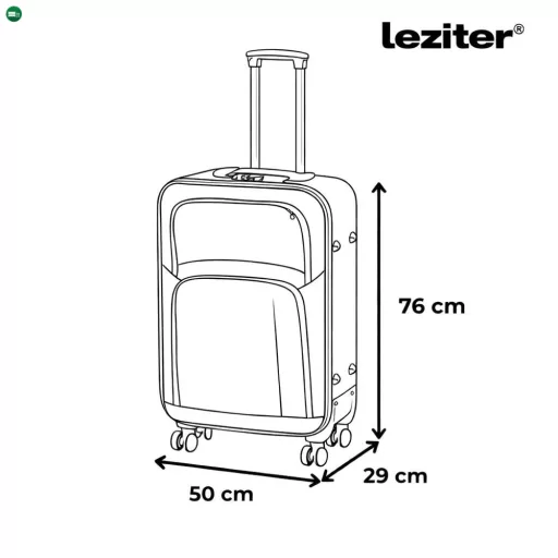 TraveLux Light III gurulós bőrönd szett