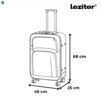 TraveLux Light IV gurulós bőrönd szett
