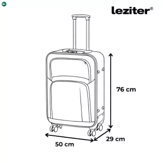 TraveLux Light IV gurulós bőrönd szett