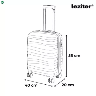 TraveLux Voyager II gurulós bőrönd szett