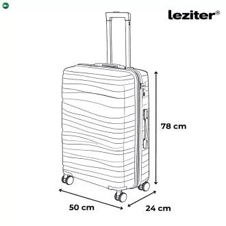 TraveLux Voyager VII gurulós bőrönd szett