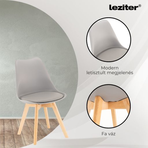 Lola 6+1 étkező garnitúra szürke-fehér