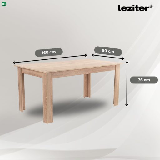 Leon 6+1 étkező garnitúra sonoma tölgy-szürke