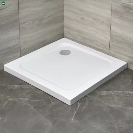 Modena Slim szögletes alacsony akril zuhanytálca 90x90 cm