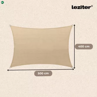 Rana napvitorla négyszög alakú 4x5 m bézs