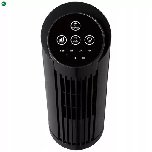 Mistral oszlopventilátor 20 W, fekete