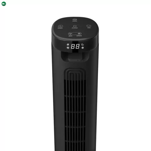 Zefir oszlopventilátor 45 W, fekete