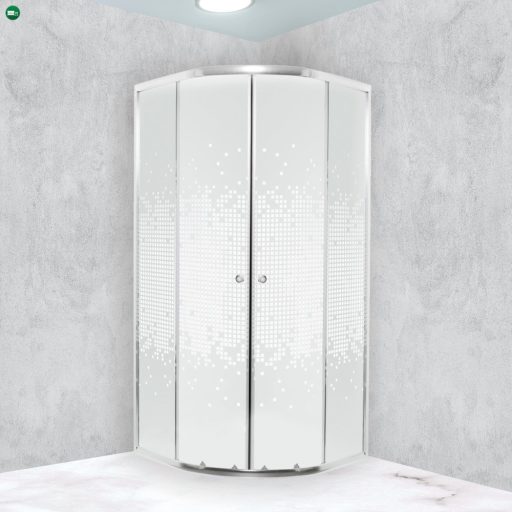Pixel White 90 íves zuhanykabin zuhanytálca nélkül
