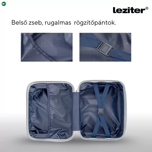 TraveLux Voyager kisméretű kézi bőrönd keményfedeles 26x31x14 cm